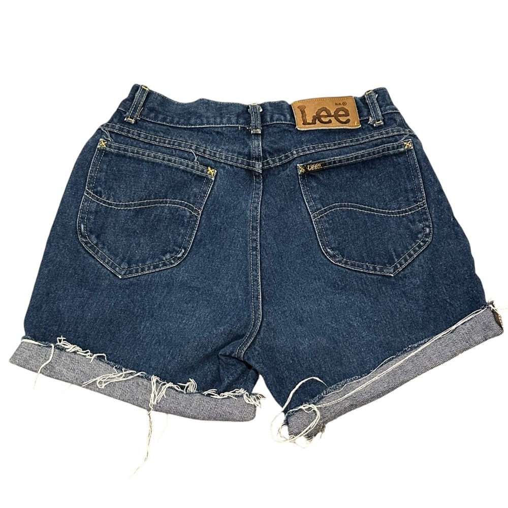 Lee Shorts Cutoffs Vintage Women's Blue Denim Shorts M